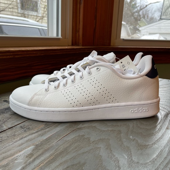 adidas Other - NWT Adidas Advantage white leather sneaker | size 11